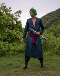 Miecz Katana Roronoa Zoro Nidai Kitetsu One Piece Drewniany JT10664P-2 - 5