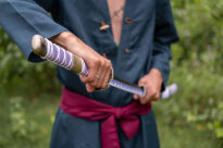 Miecz Katana Roronoa Zoro Nidai Kitetsu One Piece Drewniany JT10664P-2 - 7