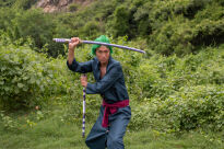 Miecz Katana Roronoa Zoro Nidai Kitetsu One Piece Drewniany JT10664P-2 - 12