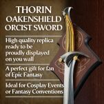 Miecz Thorina Oakenshield Orcrist Inspirowany The Hobbit z Zawieszką 98 cm JT6146S - 5