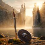 Miecz Boromira Inspirowany Lord of The Rings z Zawieszką 97 cm JT6224S - 5