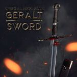 Wielki Miecz Geralta Inspirowany Wiedźmin The Witcher z Pochwą ZS637 DEKORACYJNY - 3