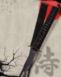 Zestaw 2 mieczy ninja TRENINGOWYCH z pochwą 63,5 cm HK-1249 - 2