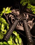 Zestaw 2 mieczy ninja TRENINGOWYCH z pochwą 63,5 cm HK-1249 - 5