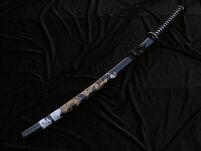SAMURAJSKI MIECZ KATANA Z POCHWĄ + STOJAK 4KM100-405BK - 3