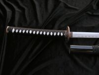 SAMURAJSKI MIECZ KATANA Z POCHWĄ + STOJAK 4KM100-405BK - 6