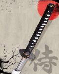 PROF MIECZ PRAWDZIWY HAMON KATANA TRENINGOWY STAL 1045  + STOJAK SW-9254 - 3