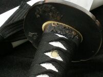 PROF MIECZ PRAWDZIWY HAMON KATANA TRENINGOWY STAL 1045  + STOJAK SW-9254 - 13