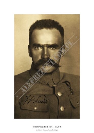Plakat A3 - Jozef Pilsudski - VM - 1920. GPlakJP04