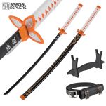 Miecz Katana Demon Slayer Shinobu Kocho's Drewniany JT10658BK - 2