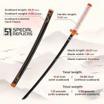 Miecz Katana Demon Slayer Shinobu Kocho's Drewniany JT10658BK - 3