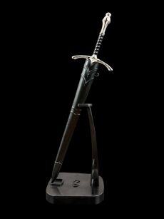 Mini Miecz Gandalfa Glamdring Inspirowany The Hobbit Nożyk Do listów plus Stojak i pudełko prezentowe KW1123