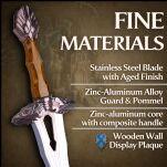 Miecz Thorin Oakenshield Regal Sword Inspirowany The Hobbit z Zawieszką 93 cm JT6055 - 3