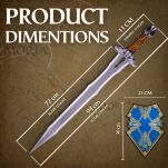 Miecz Thorin Oakenshield Regal Sword Inspirowany The Hobbit z Zawieszką 93 cm JT6055 - 4