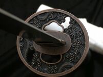 SAMURAJSKI MIECZ KATANA Z POCHWĄ  + STOJAK 4KM100-405WH - 6