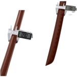 Profesjonalny Brązowy Boken Treningowy Miecz Katana z Twardego Tworzywa z Pochwą, Pasem, Stojakiem oraz Pokrowcem GXSW-07 - 7