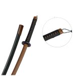 Profesjonalny Brązowy Boken Treningowy Miecz Katana z Twardego Tworzywa z Pochwą, Pasem, Stojakiem oraz Pokrowcem GXSW-07 - 8