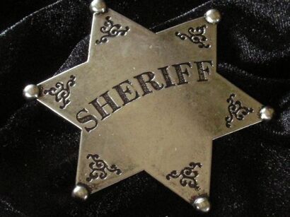 SILBER KLASSISCHER Stern SHERIFF (101)