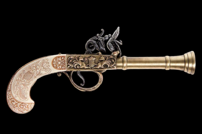STARY PISTOLET SKAŁKOWY Z XVIII W. (K1115L)
