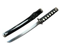 Japoński Sztylet Tanto Stalowy  z Pochwą Drewnianą i ze Stojakiem Nożyk do Listów HK1104S - 2