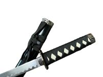 Japoński Sztylet Tanto Stalowy  z Pochwą Drewnianą i ze Stojakiem Nożyk do Listów HK1104S - 6