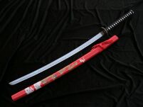 SAMURAJSKI MIECZ KATANA Z POCHWĄ + STOJAK 4KM100-405RD - 2