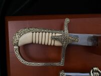 szabla polska oficerska wz1921/22 z pochwą Virtuti Militari treningowa PS-13 na tablo - 8