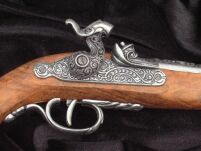 WŁOSKI OKAZAŁY PISTOLET KAPISZONOWY-BRESCIA-1825 (1013-G) - 2