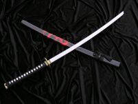 SMOCZA KATANA Z POCHWĄ 4KM108-410 PLUS STOJAK - 6