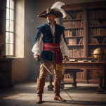 Duży Rapier Renesansowy z Pochwą Stal Nierdzewna JT6007RD - 10