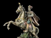 JAN III SOBIESKI KRÓL POLSKI NA KONIU W ZBROI  Veronese CU02860A4 - 4