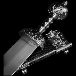 INTERESSANTES RÖMISCHES GLADIUS mit Scheide (C-87)