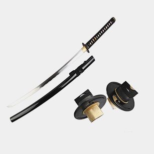 Katana Schwert scharf echt zum Training Metall Stahl 1045 Samurai 100% handgefertigt Nur für Erwachsene - 18 Jahre erforderlich SW-9224